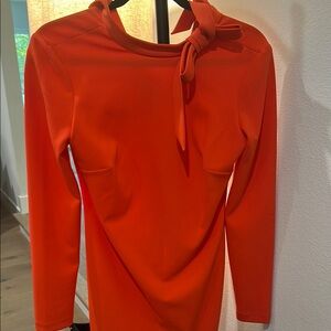 Elegant Orange Dress